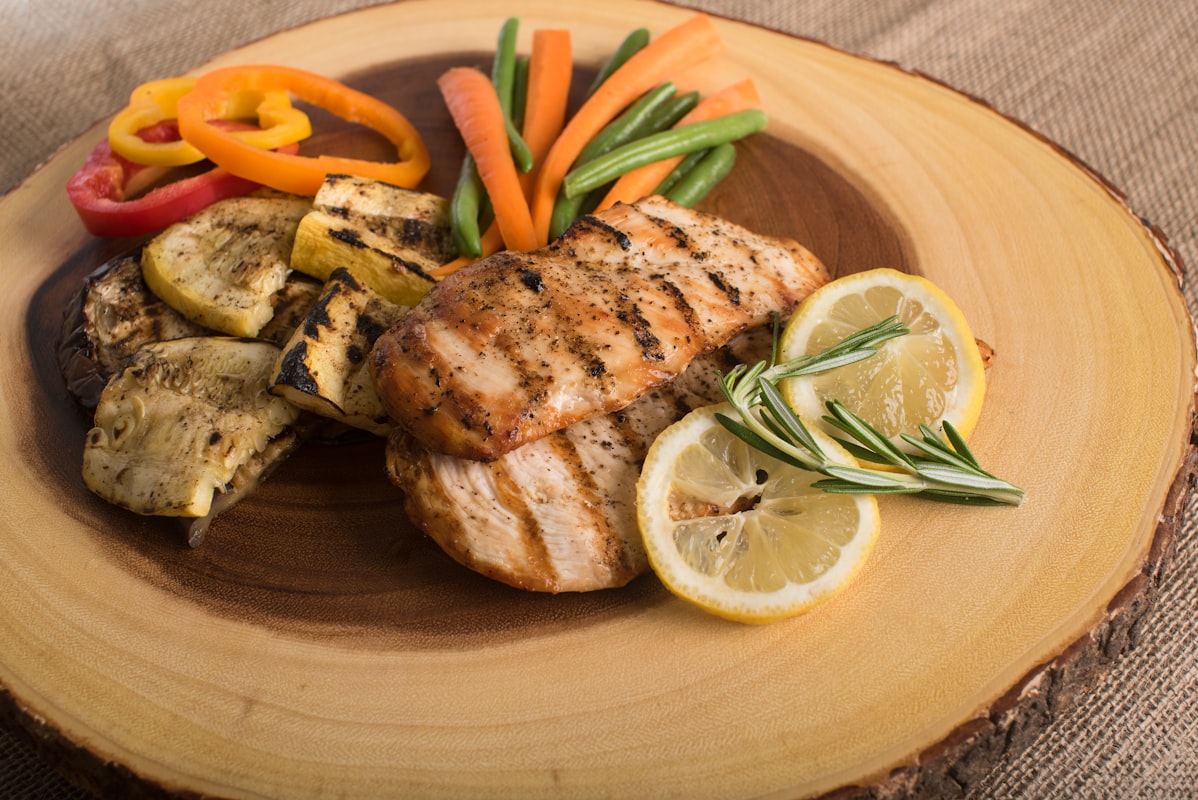 Balanced beef and sweet potato meal